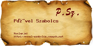 Pável Szabolcs névjegykártya