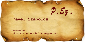 Pável Szabolcs névjegykártya
